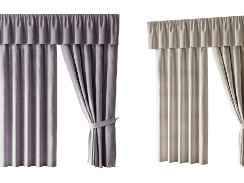 Vorhänge 03 3D Modell