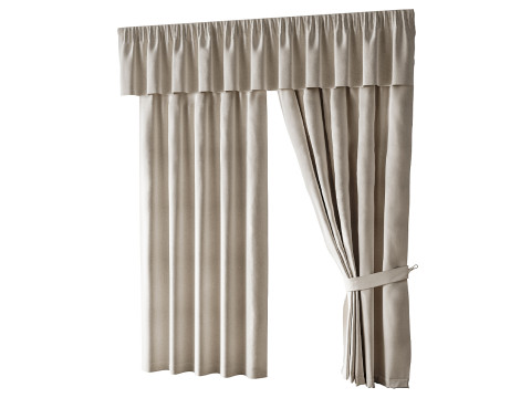 Curtains 03 3D Model