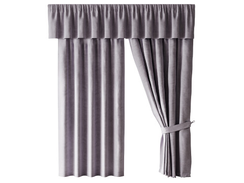 Curtains 03 3D Model
