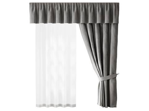 Curtains 03 3D Model
