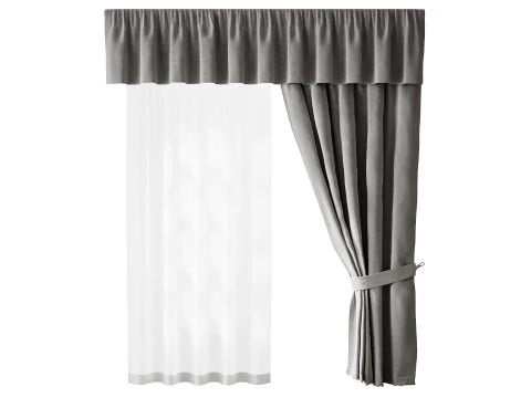 Curtains 03 3D Model