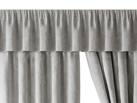 Curtains 03 3D Model