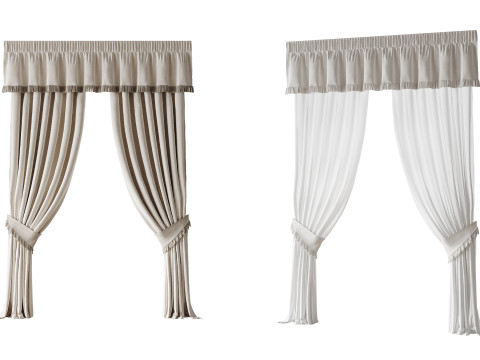 Штори 04 3D Модель