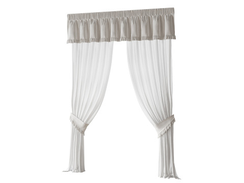 Штори 04 3D Модель