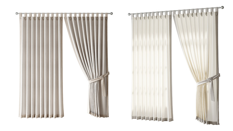 Cortinas 06 Modelo 3D .c4d .max .obj .3ds .fbx .stl .blend