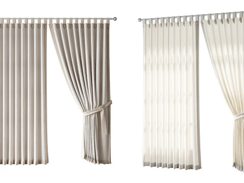 Штори 06 3D Модель