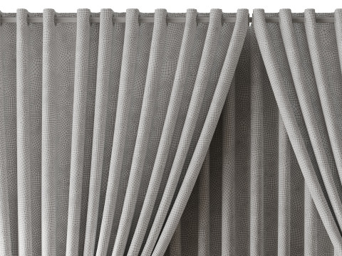 Gordijnen 07 3D Model