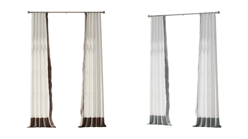 Cortinas 11 Modelo 3D .c4d .max .obj .3ds .fbx .stl .blend 