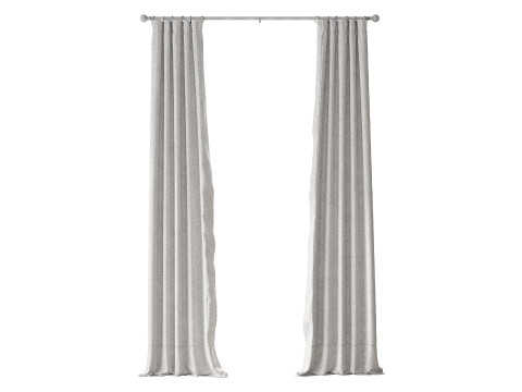 Cortinas 11 Modelo 3D
