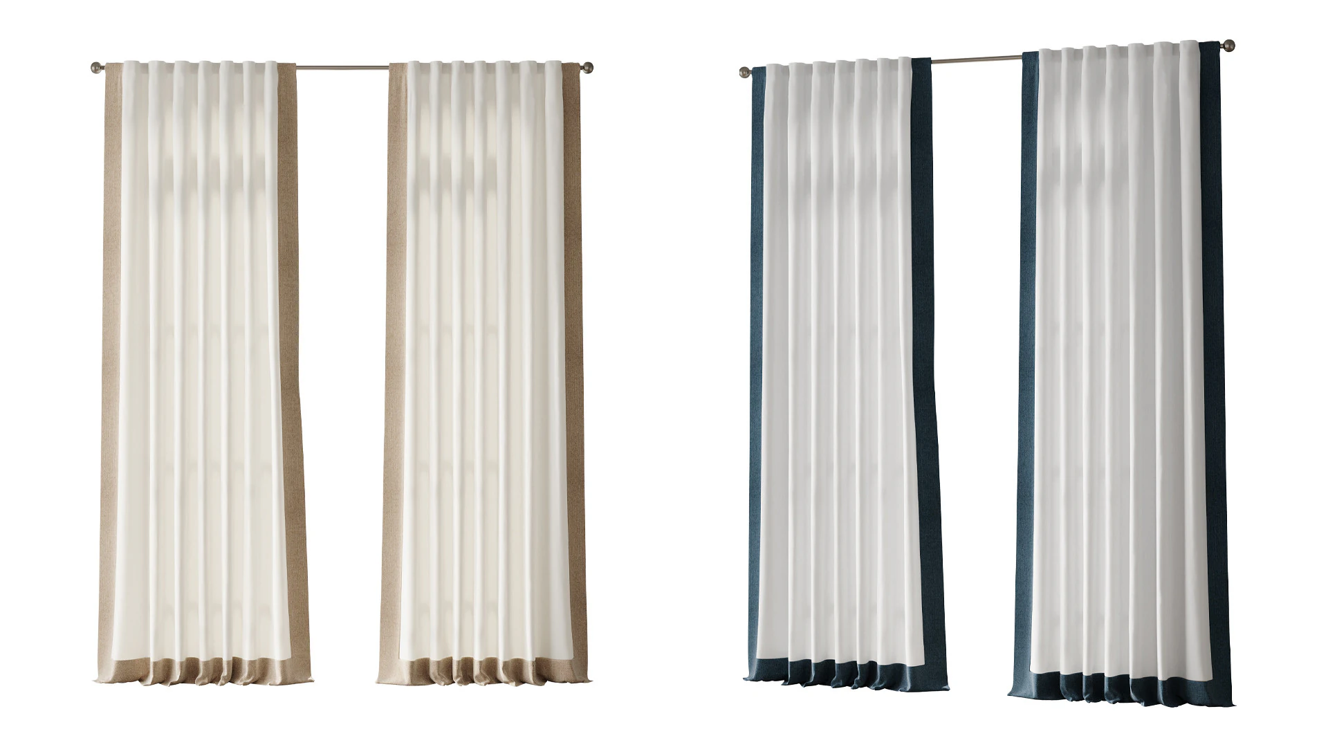 カーテン 12 3Dモデル .c4d .max .obj .3ds .fbx .stl .blend