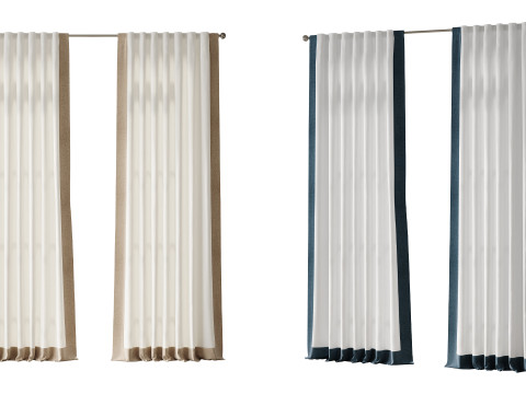 Gordijnen 12 3D Model