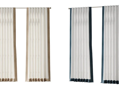 Штори 12 3D Модель