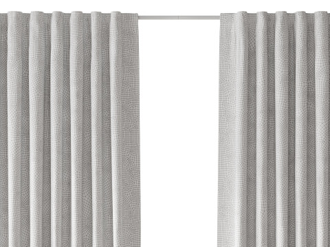 Шторы 12 3D Модель