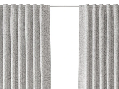 カーテン 12 3Dモデル