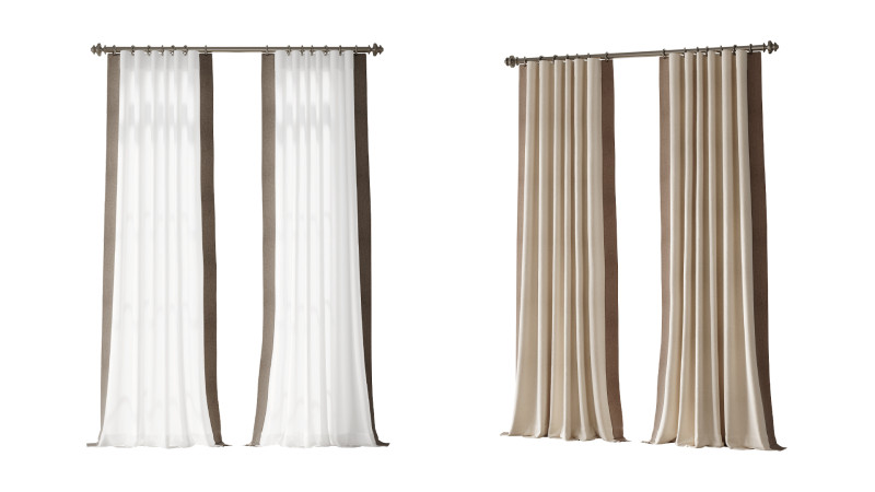 Cortinas 13 Modelo 3D .c4d .max .obj .3ds .fbx .stl .blend