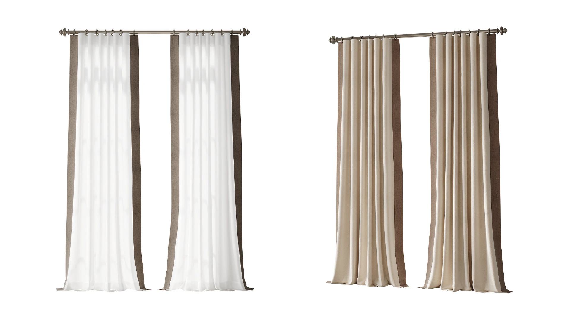 Curtains 13 3D Model .c4d .max .obj .3ds .fbx .stl .blend