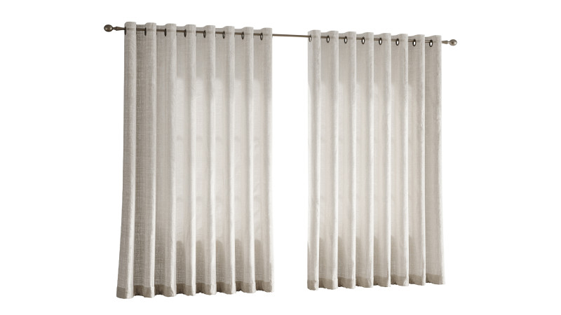 Штори 25 3D Модель .c4d .max .obj .3ds .fbx .stl .blend 