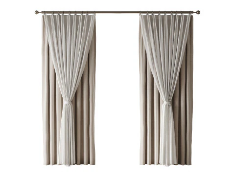 Cortinas 26 Modelo 3D