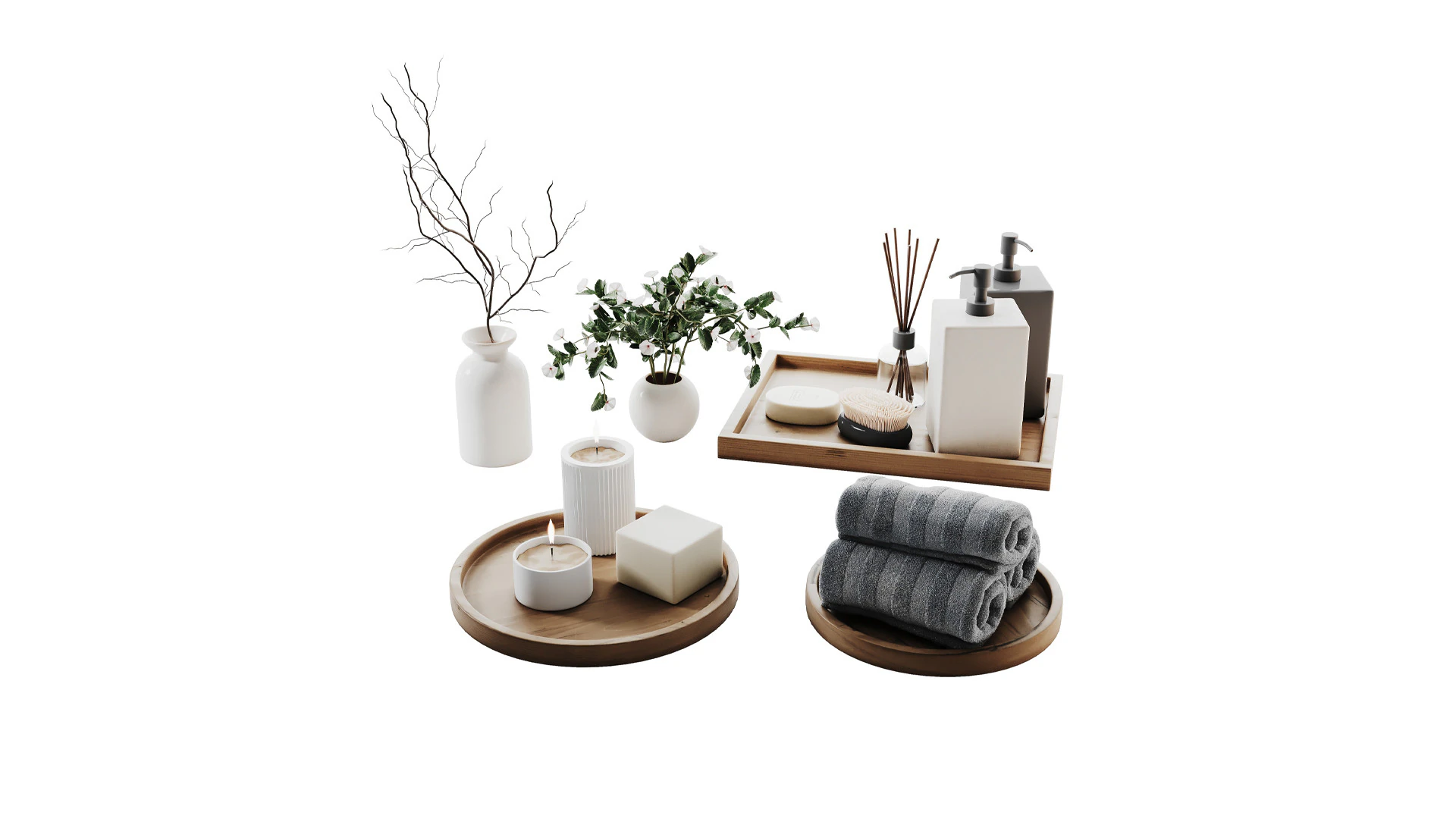 Set decorativo 011 Modello 3D .c4d .max .obj .3ds .fbx .stl .blend 