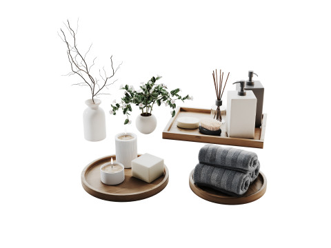 Декоративний набір 011 3D Модель