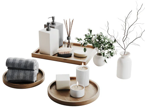 Set decorativo 011 Modello 3D