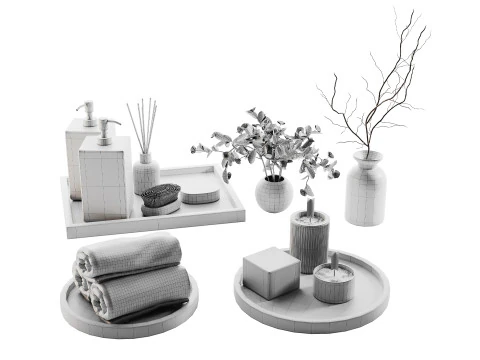 Set decorativo 011 Modello 3D
