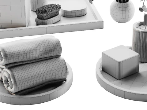 Set decorativo 011 Modello 3D
