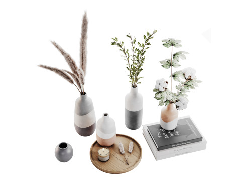 Zestaw dekoracyjny 014 Model 3D