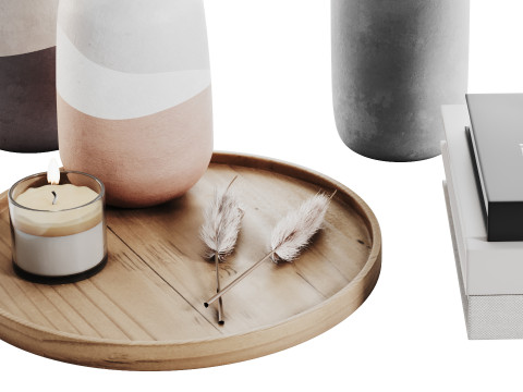 Zestaw dekoracyjny 014 Model 3D