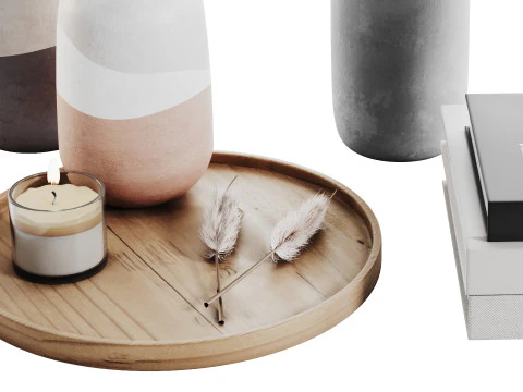 सजावटी सेट 014 3D मॉडल