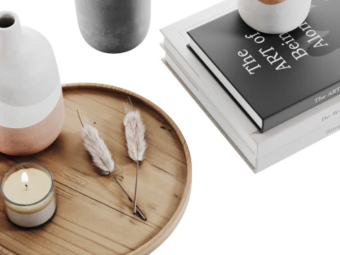 सजावटी सेट 014 3D मॉडल