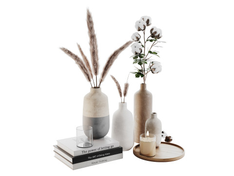 Conjunto Decorativo 016 Modelo 3D