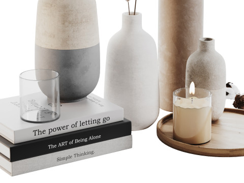 Conjunto Decorativo 016 Modelo 3D