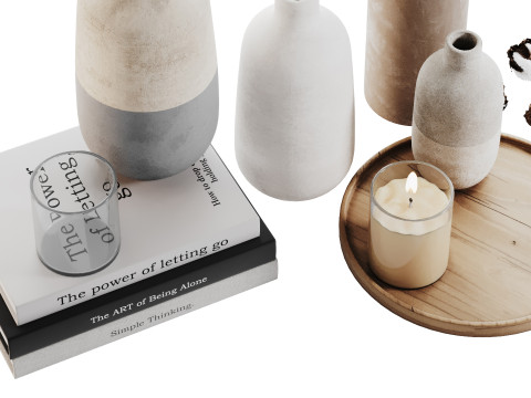 Conjunto Decorativo 016 Modelo 3D