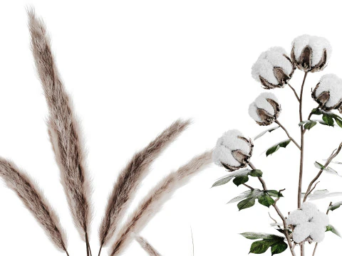 Conjunto Decorativo 016 Modelo 3D