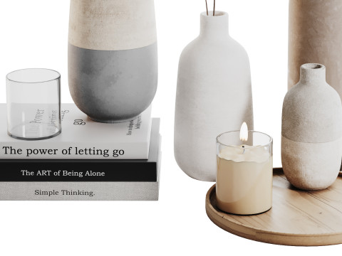 Conjunto Decorativo 016 Modelo 3D