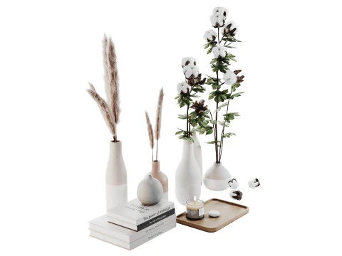 Decorative Set 017 3D Model