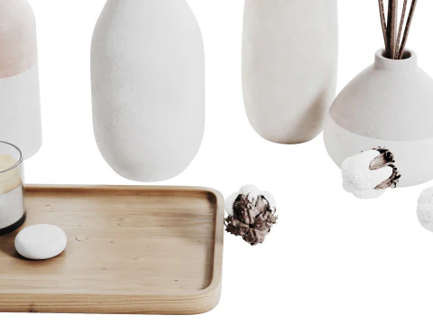 Decorative Set 017 3D Model