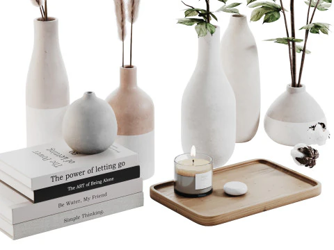 Decorative Set 017 3D Model