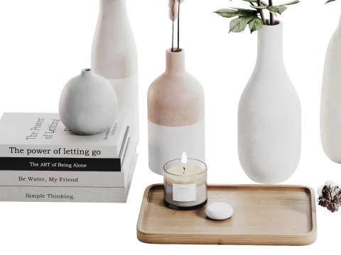 Decorative Set 017 3D Model