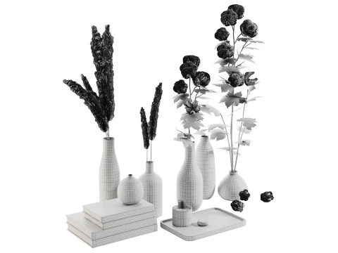 Decorative Set 017 3D Model