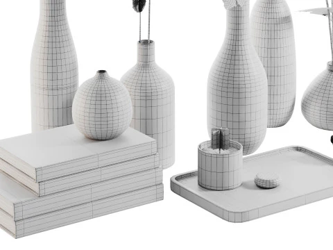 Decorative Set 017 3D Model