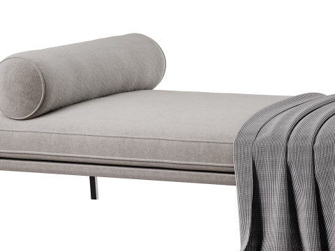 패브릭 데이베드 3D 모델