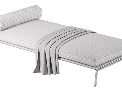 패브릭 데이베드 3D 모델