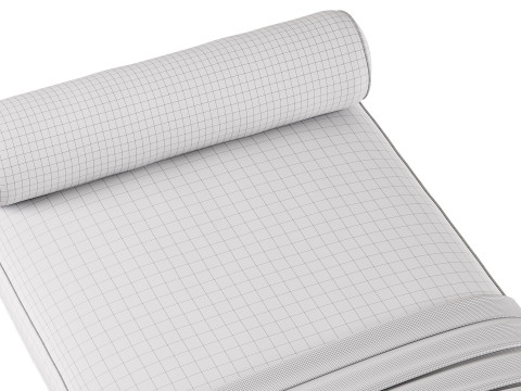 패브릭 데이베드 3D 모델