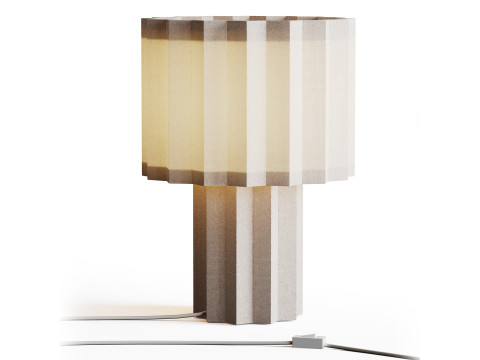 Volksvorm voor Orsjo Belysning Plisse tafellamp 3D Model