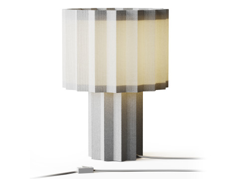 Volksvorm voor Orsjo Belysning Plisse tafellamp 3D Model
