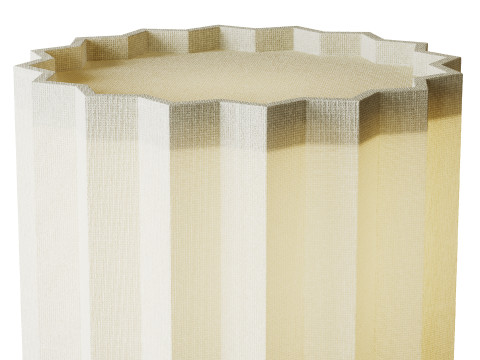 Volksvorm voor Orsjo Belysning Plisse tafellamp 3D Model