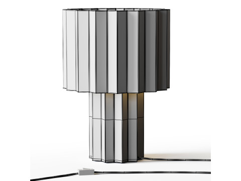 Volksvorm voor Orsjo Belysning Plisse tafellamp 3D Model