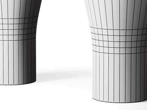 Foscarini Soffio Table Lamp 3D Model